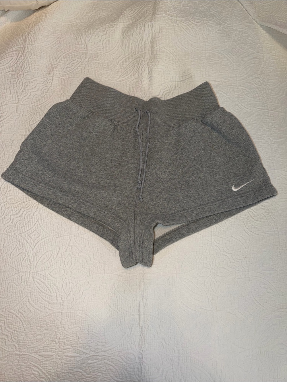 Nike Women's Gray Athletic Fleece Shorts